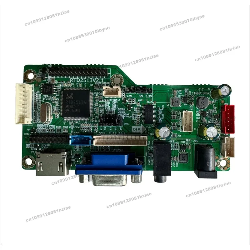 Write-free Driver RTD2513V2.1 LCD Driver Board HDMI + VGA Program-free PC Board Industrial Control Board