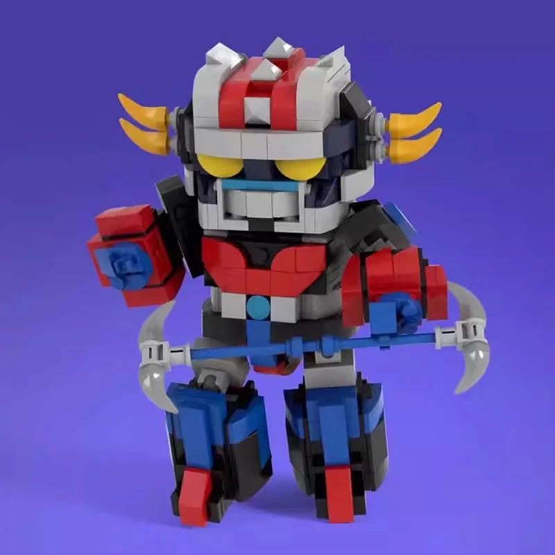 

MOC аниме фигурка Grendizereds Space Goldorak технический меховой набор строительных блоков НЛО модель робота детские игрушки подарок на день рождения