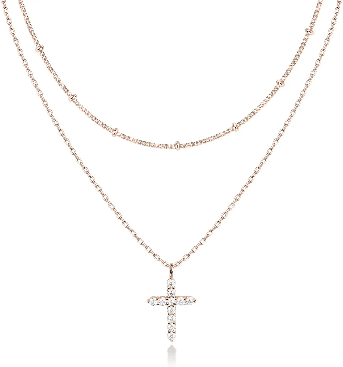 

Многослойные ожерелья Pavoi с позолотой 14K | Стильные минималистичные подвески-колье | Бабочка, Сердце, Замок, Злой глаз, Монета