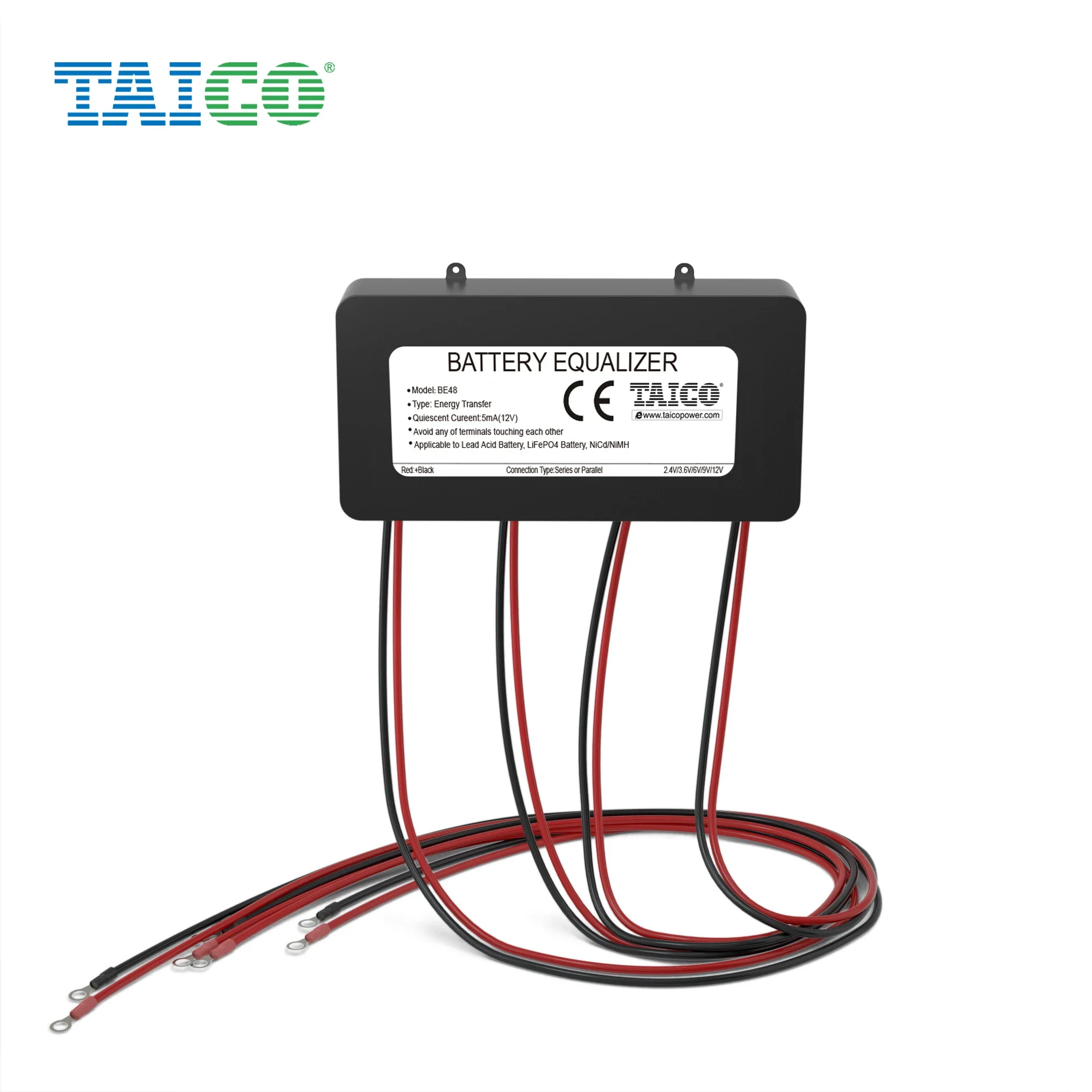 

TAICO Patent BE48 48V Battery Equalizer for 24V 48V 96V battery Balancer battery life