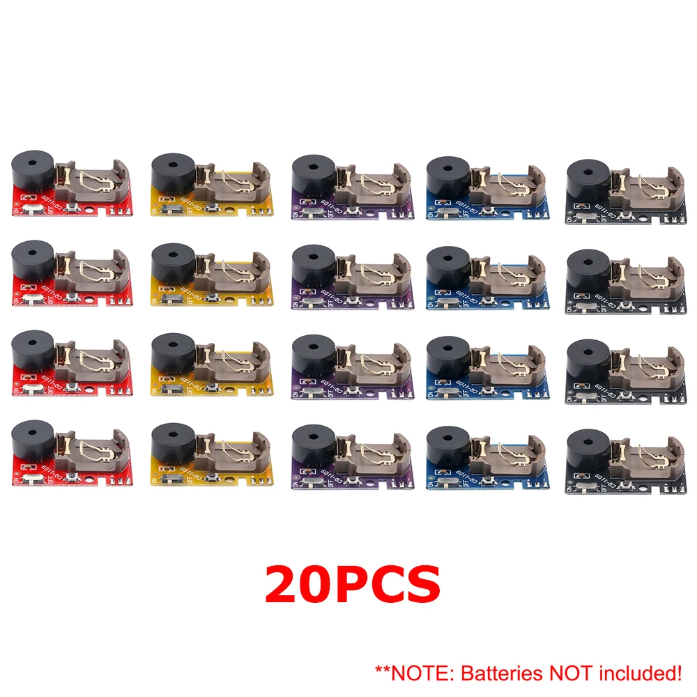10-20 Stuks Prank Vervelende Zoemer Cricket Noise Maker Intervals Geluid Halloween Feestartikelen April Fools' Gag Gift mini Piepende