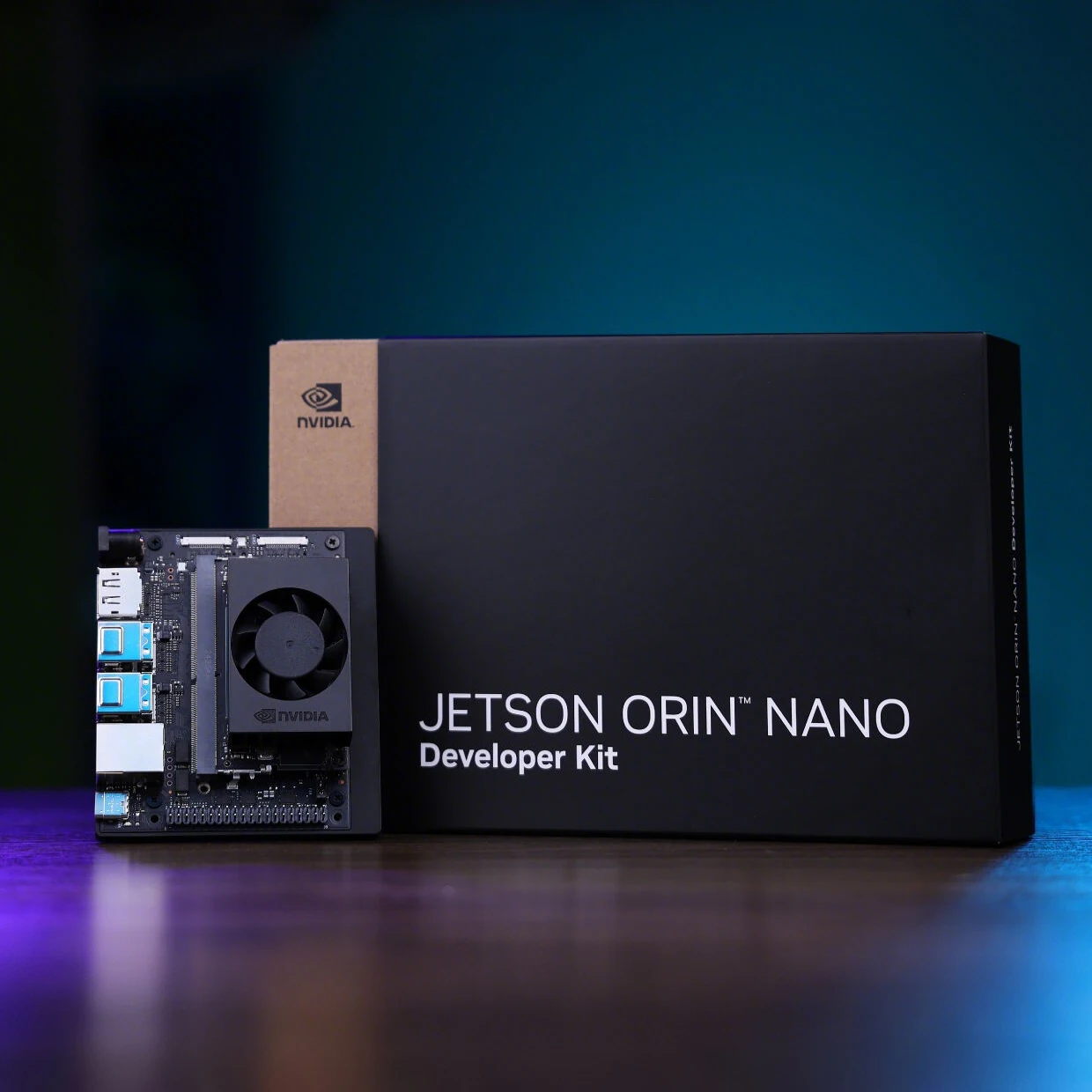 NVIDIA Jetson Orin Nano 8GB Super Kit: 67 TOPS Compact Edge AI Board with Wi-Fi, USB 3.2, and Dual M.2 Slots