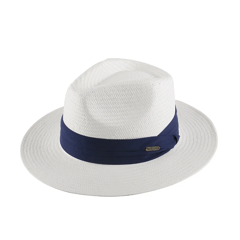 Sombrero-Chapeau anderen Paille Tissé pour Homme, Protection Solaire d'Été, Grande Taille