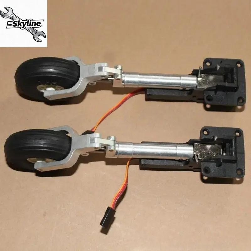 2 Axis Rotation LN Retracts Controller with V Damping Kneeling Landing Gear For 4-8Kg RC EDF Jet DIY Spare Parts