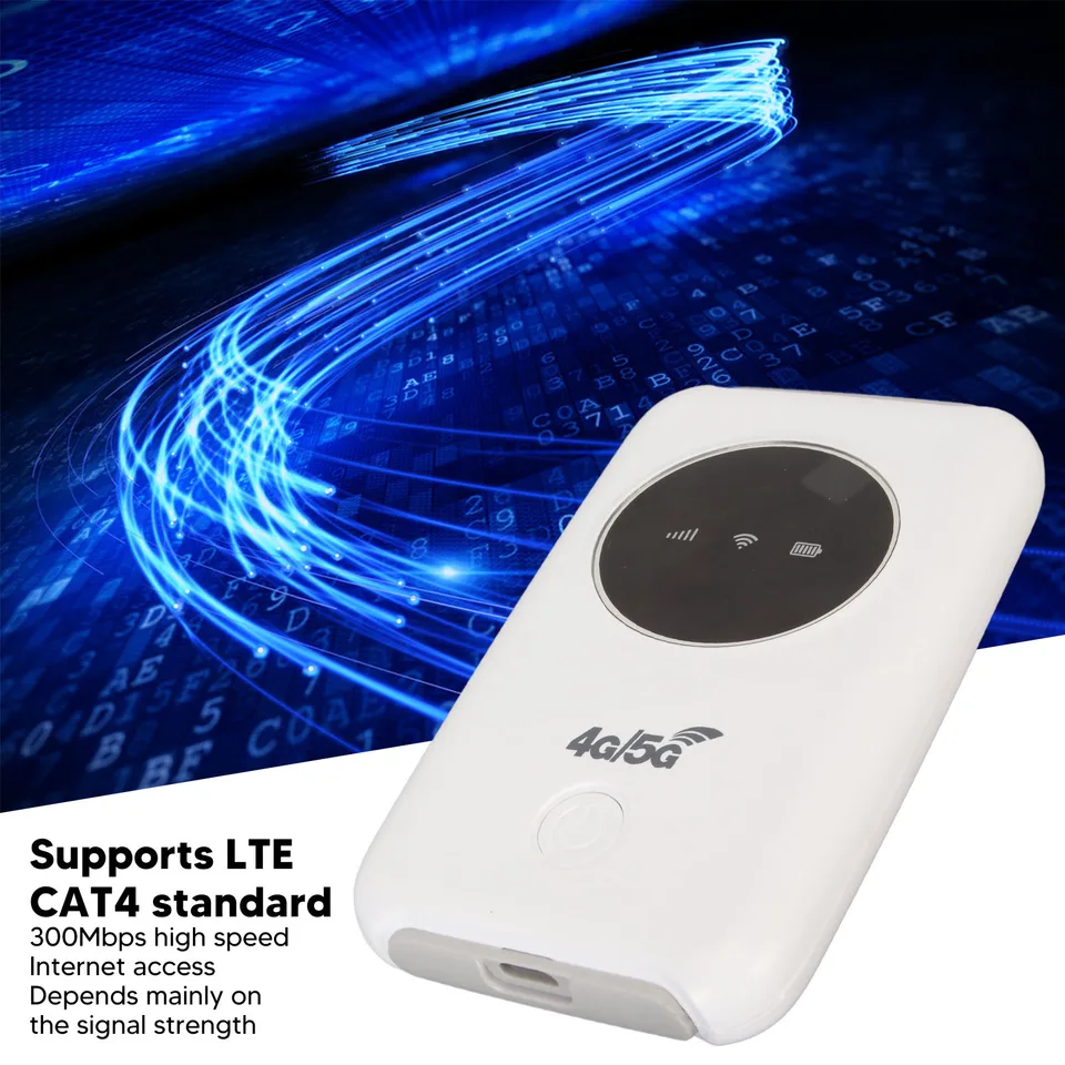 Modem WiFi USB 4G LTE 150 Mbps WiFi Sbloccato Slot per Scheda SIM Batteria Integrata da 3650 MAh Router WiFi Portatile Wireless per Auto on Modem WiFi USB 4G LTE 150 Mbps WiFi Sbloccato Slot per Scheda SIM Batteria Integrata da 3650 MAh Router WiFi Portatile Wireless per Auto on