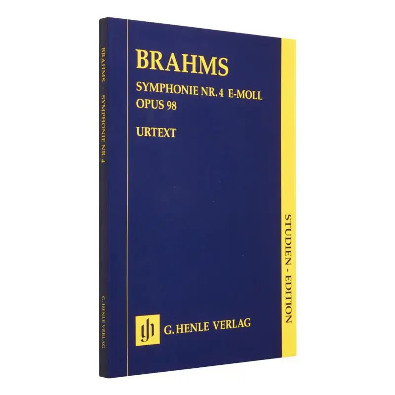 HN9856 Brahms Symphony No 4 E Minor SE Pascall Robert G Henle Verlag 9790201898568 Book