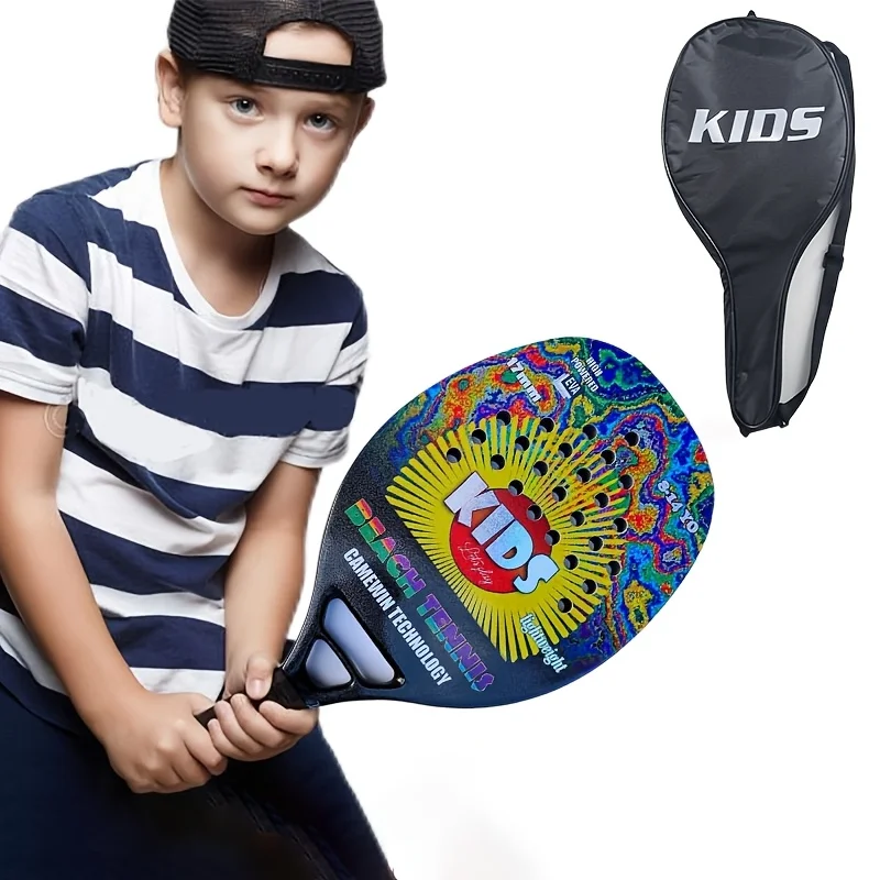 CWIN Lightweight Beach Tennis Racquet EVA Foam Core Soft Touch Enhanced Control Durable Stylish Design for Female Kids Sports view 3
