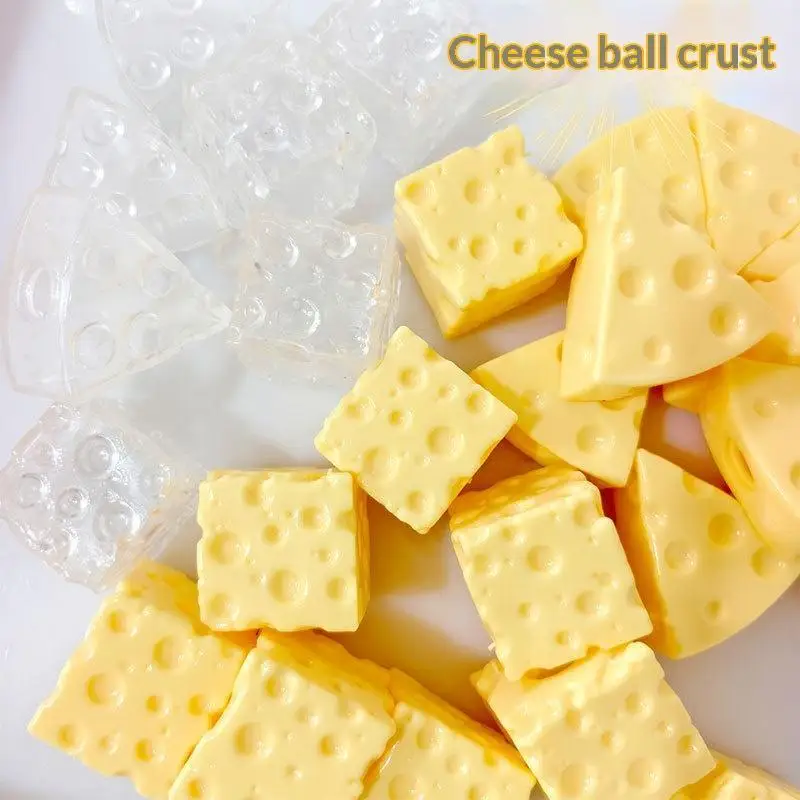 Cheese Square Triangle Fidgets Toys Soft Squeeze Toy Funny Anti-stress Sensory Toy For Adults Gifts