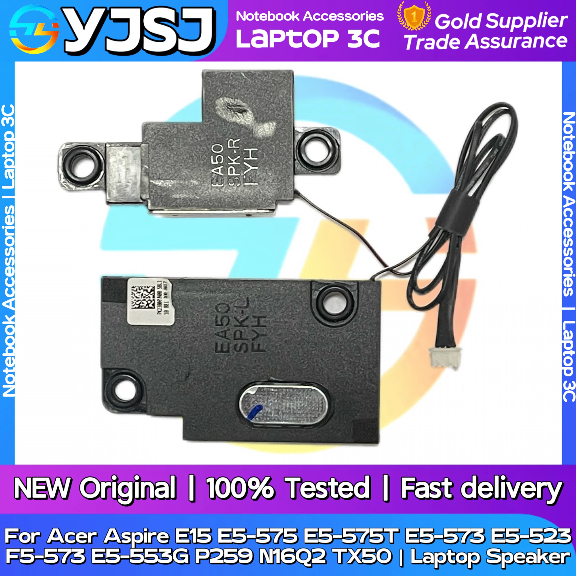 New Original Laptop Notebook Speaker For Acer Aspire E5-575 E5-575T E5-573 E5-523 F5-573 E5-553G P259 N16Q2 TX50 Built in horn