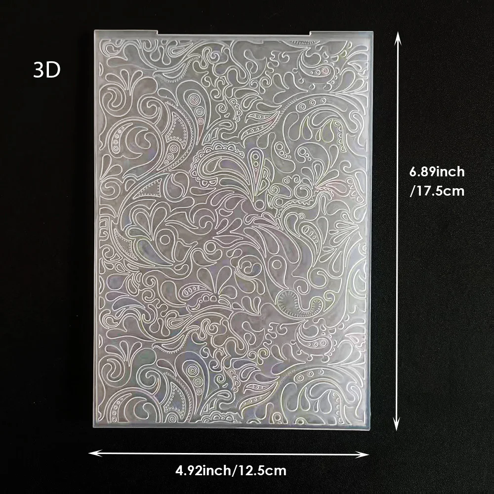 Flowers/Sunflowers/Lucky Grass3D Plastic Embossing Template Folders for Card Making Photo Album DIY Scrapbooking view 3