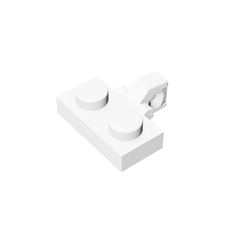 MOC 10PCS Part Bricks 44567 Hinge Plate 1x2 Building Blocks Locking On Side With Bottom Particle Puzzle Toys Birthday Adult Gift