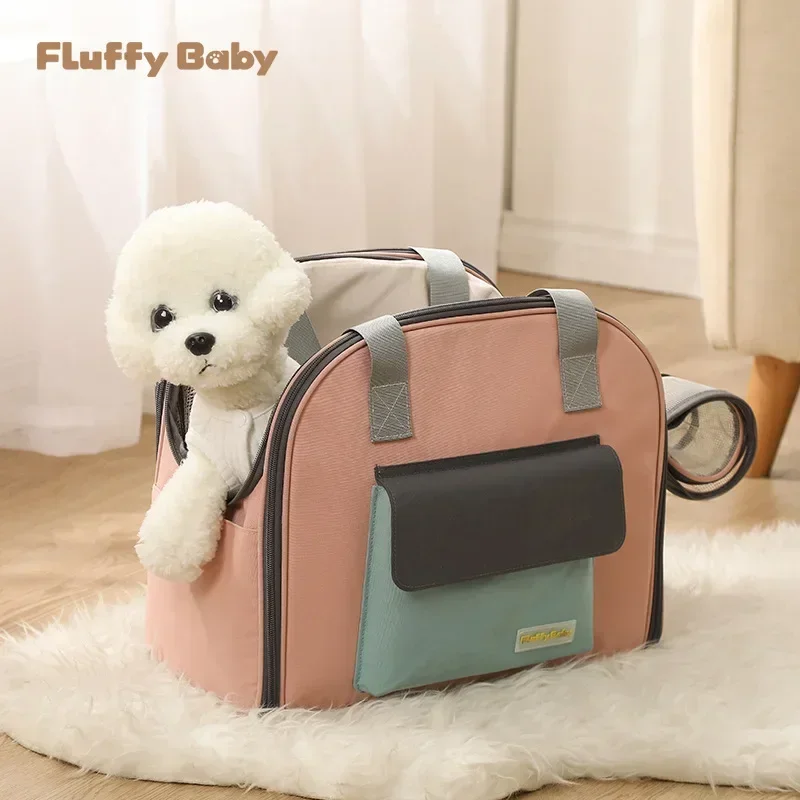 

New Pet Out Bag Cat Bag Dog Bag Shoulder Backpack Teddy Out Portable Cat Cage Expandable Tunnel