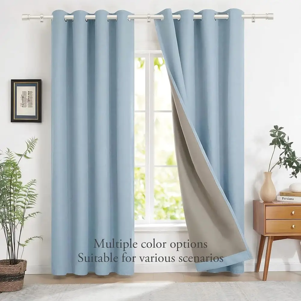Max Adjustable Length 1 Inch Diameter Window Curtain Rod with Aluminium End, Brushed Nickel, 16 to 48 or 60 Inches