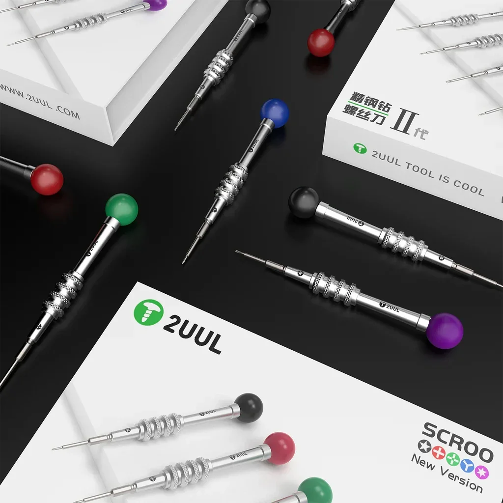 

2UUL SD92 5PCS/Set Scroo Screwdriver for Mobile Phone Repair New Version High Precision Phone Disassembly Bolt Driver Kit
