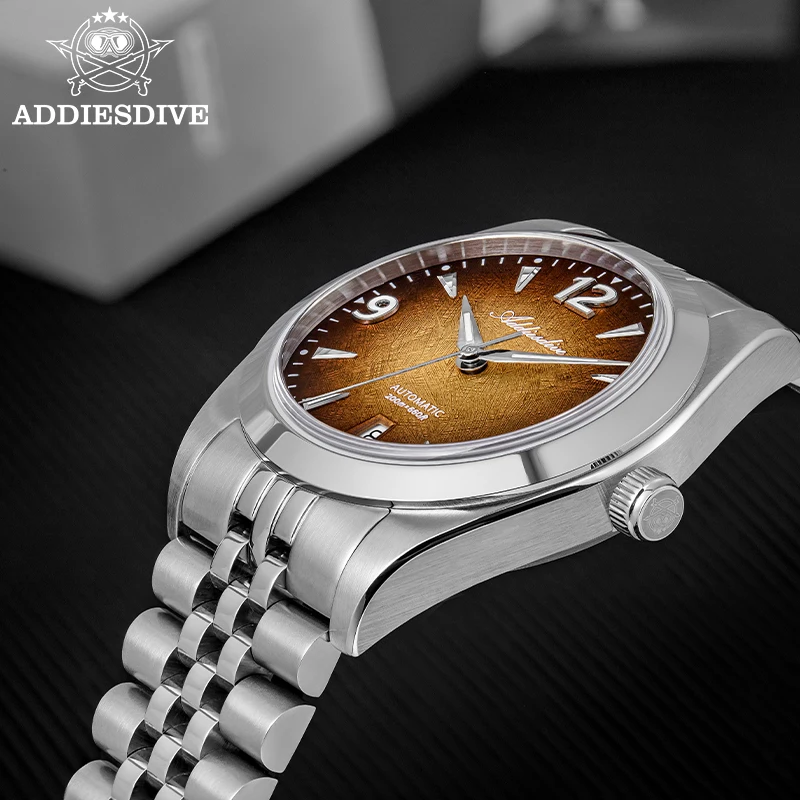 ADDIESDIVE Relogios Masculino 39MM BGW9 Super Luminous Wristwatches Automatic Japan 8215 Sapphire Crystal 20Bar Waterproof Watch