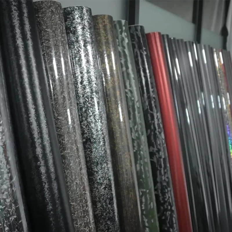 Car Stickers PET Carbon Fiber Car Wrap Vinyl Foil Interior Protection Carbon Film For Cars Body Paint Film Masking Wrap Roll