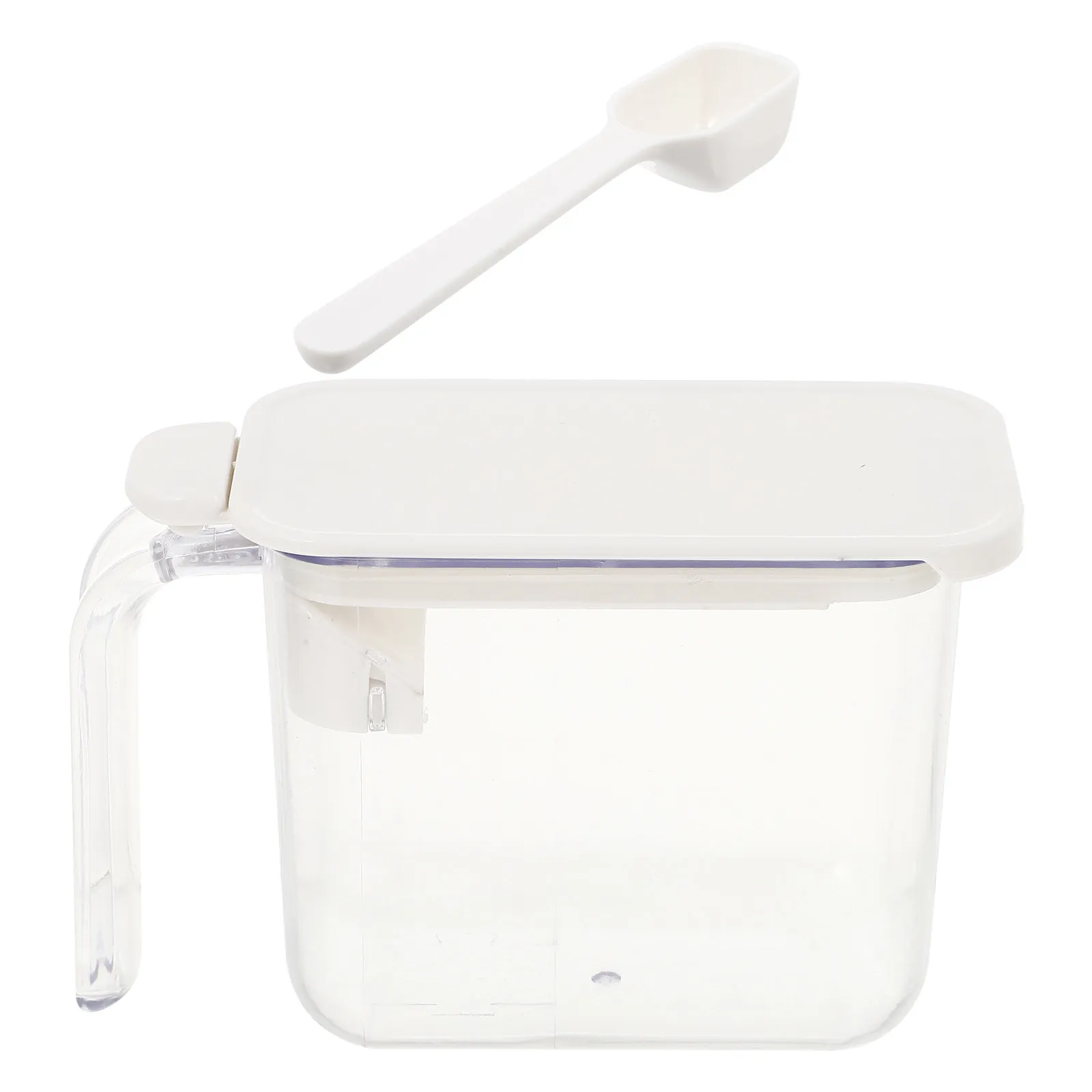 Caja de Condimentos Premium para Cocina con Tapa, para Almacenamiento de Sal, Pimienta y Especias, Organizador Multicompartimento, Conserva la Frescura, PP