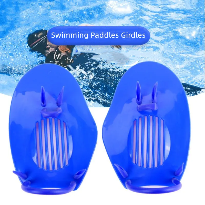 Professional Adjustable Swimming Paddles Girdles Correction Hand Fins Flippers Palm Finger Webbed Gloves Paddle Water Sports