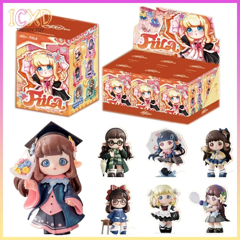 

New Genuine Fiila Dream Island Blind Box Global Study Tour Series Mystery Box Fiila Dream Island Anime Figures Gift Trendy Toys