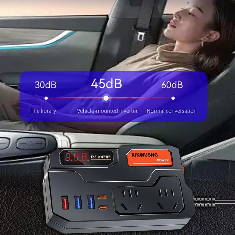 

Для справки к описанию Инверторы мощности для транспортных средств 12 В 24 В до 220 В USB-порта быстрой зарядки Автомобильный адаптер Автомобильное зарядное устройство для