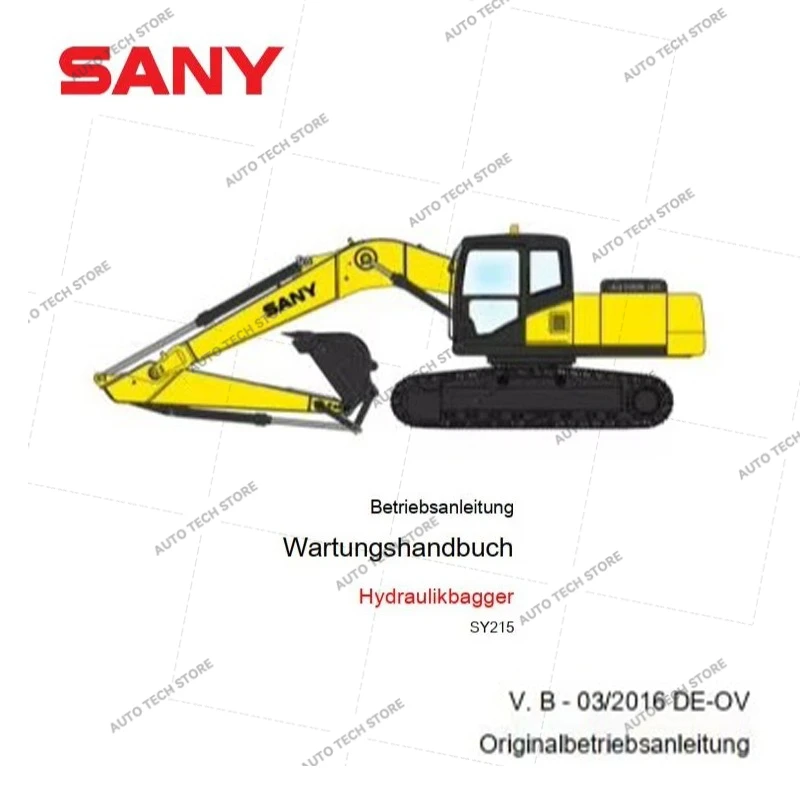 For Sany Heavy Equipment Shop Manual Diagram and Spare Parts Catalogue PDF