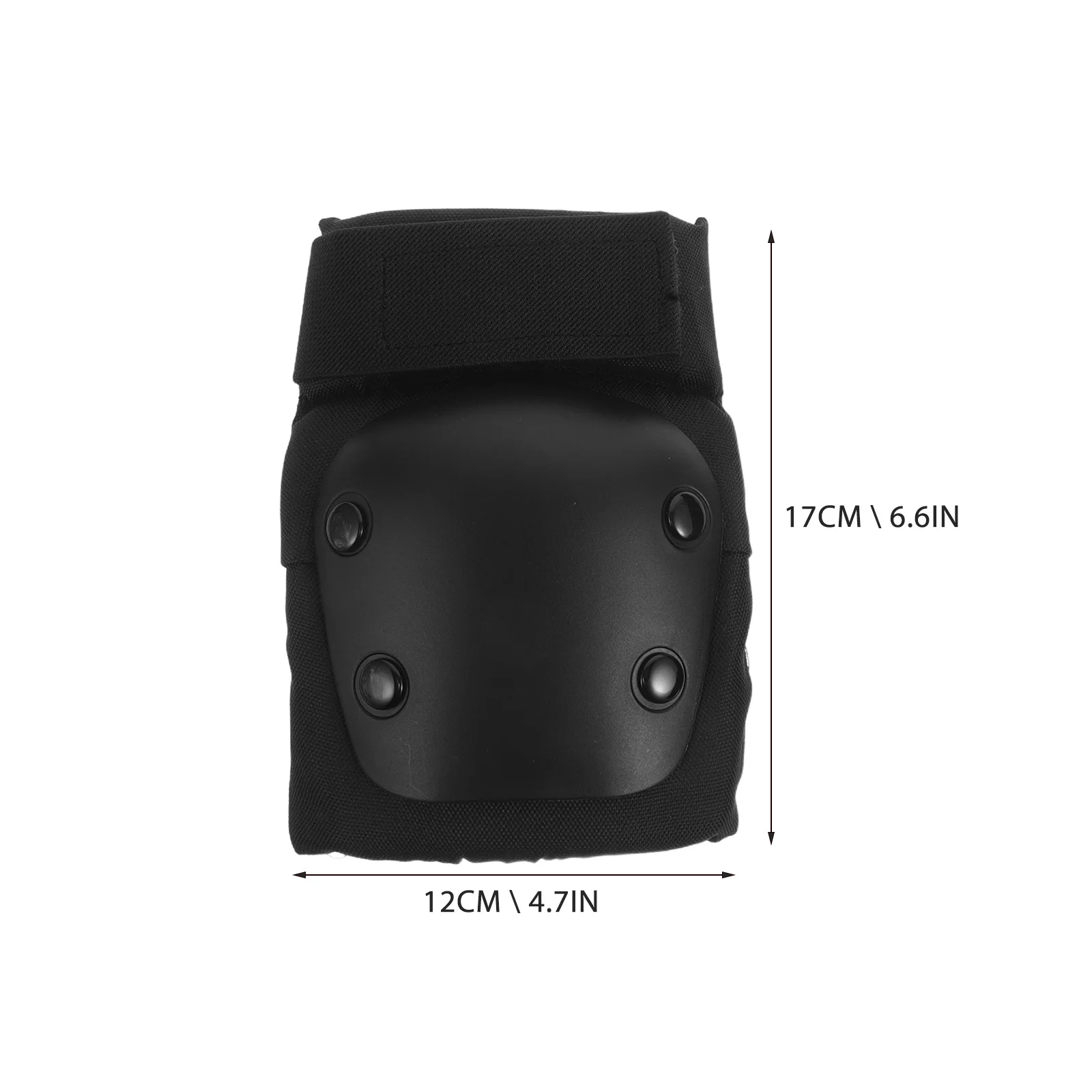 1 Para Czarnych Nakolanników dla Dzieci i Młodzieży, Ochraniacze na Łokcie do Jazdy na Deskorolce, Rolkach, Rowerze, Narciarstwa, Jazdy na Łyżwach, Sportów na Świeżym Powietrzu