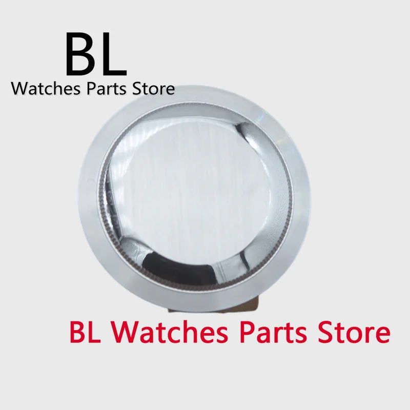 BL Watch Cover Transparent Glass Back Solid Stainless Steel Bottom Cover For NH34 NH35 NH36 NH38 Movement 40mm Submariner Cases