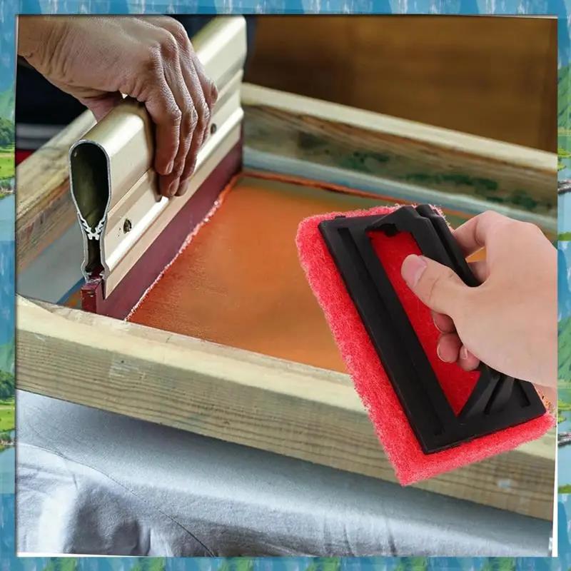 Fast Delivery- Remover Cleaner Accessories For Screen Print Supplies Compact Design With Rounded Corners