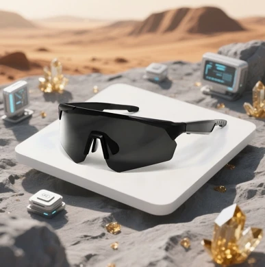 QY-Pro2Smart Bluetooth Glasses Intelligent Translation Voice Notes Remote Control Photography Music Eyewear Waterproof Eyeglass