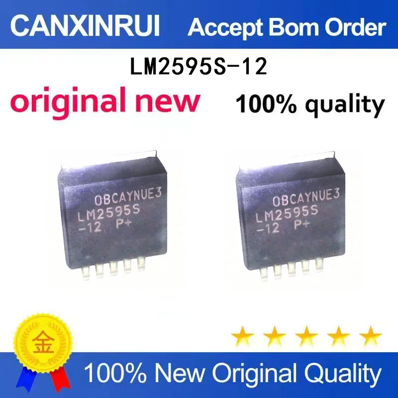 

(5-100 Pieces) LM2595S-12 package TO-263-5 1A step-down regulator