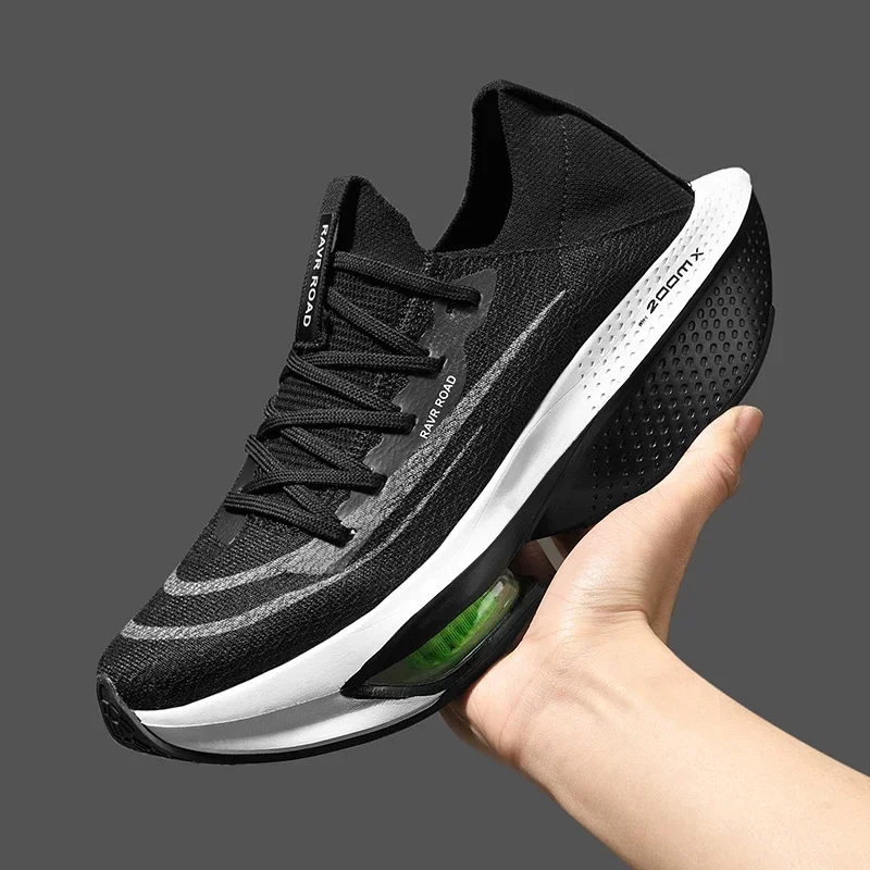 Fashion Men Sneakers Lace Up Round Toe Cushioning Running Shoes Woman Trainer Race Breathable Couple Tenis Shose 에어쿠션화 Tênis