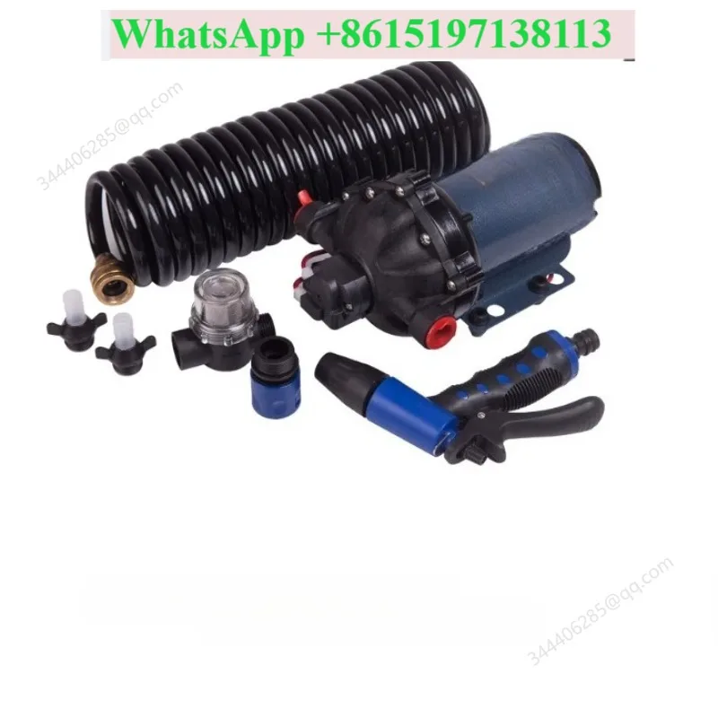 Deck flushing diaphragm pump high pressure flushing truck pump cleaning set 12V24V DC electric yacht marine
