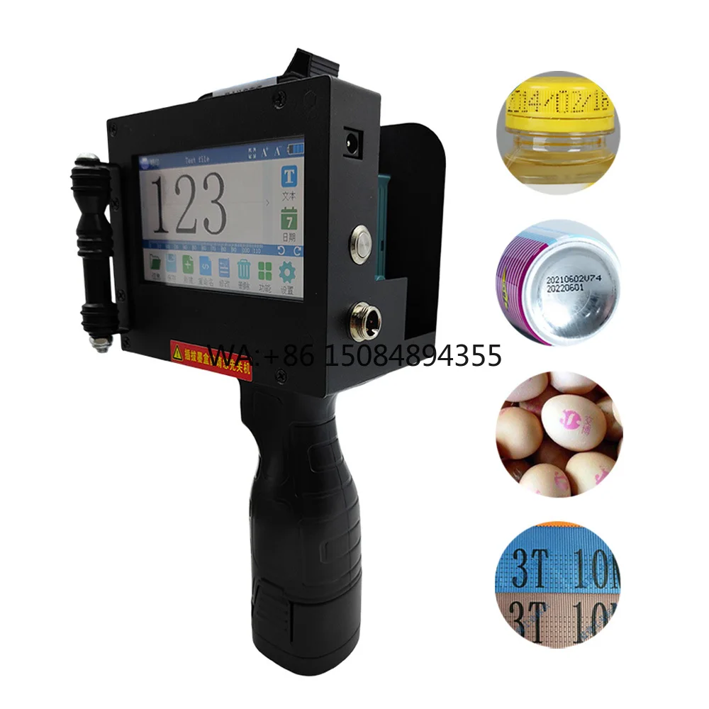 Versatile Handheld Inkjet Printer Smart Batch Coder for Small Business Production Line Gear
