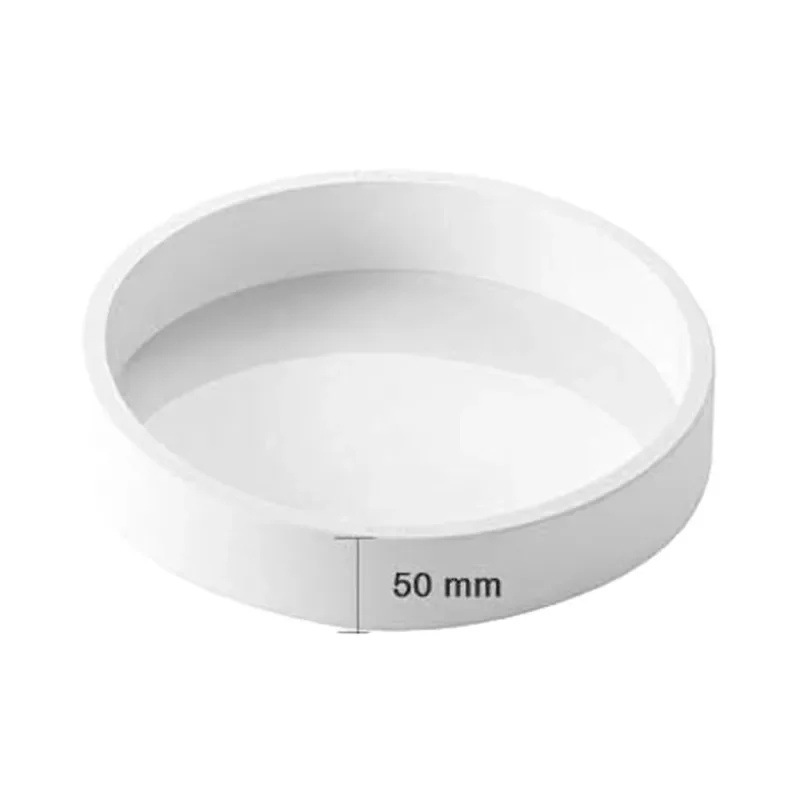 

Super Soft Silicone Round Cake Mold 20cm X 5cm Baking and Pastry Tools with Original French Ice Cream Cake Recipe