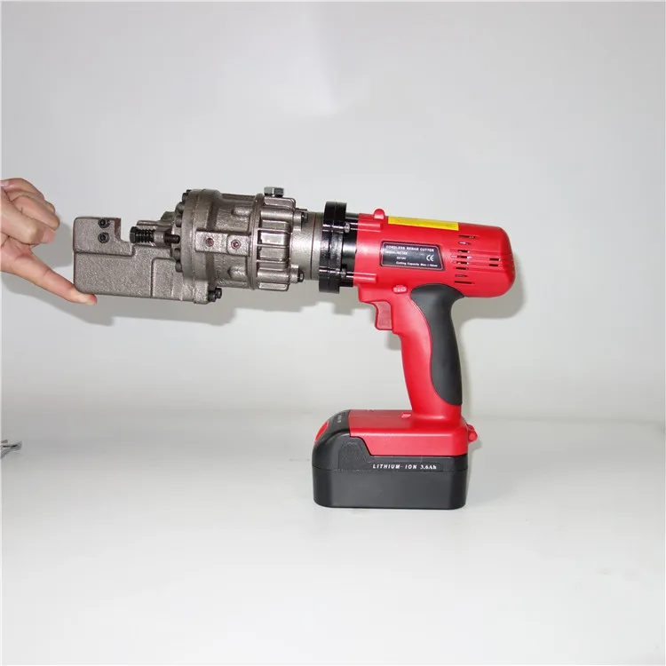 Cordless steel bar cutter