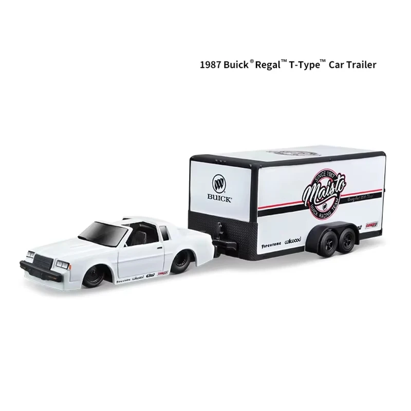 Maisto 1:64 다이 캐스팅 합금 운송 차량 모델 클래식 컬렉션 장식 포함 트레일러 모델 소년 자동차 장난감 선물