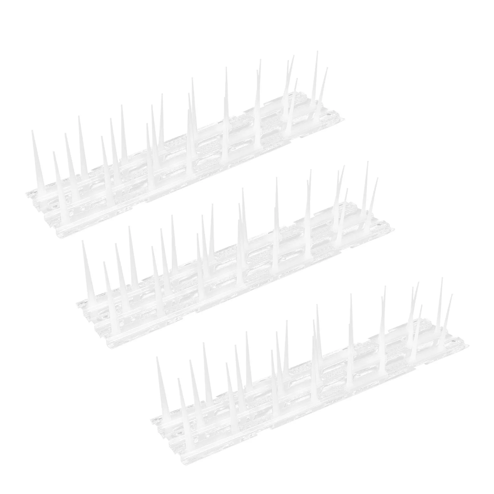 3Pcs Plastic Bird Deterrent Spikes for Balcony Window Sill Railing Outdoor Pest Control Pigeon Prevention Tool Anti Bird view 6