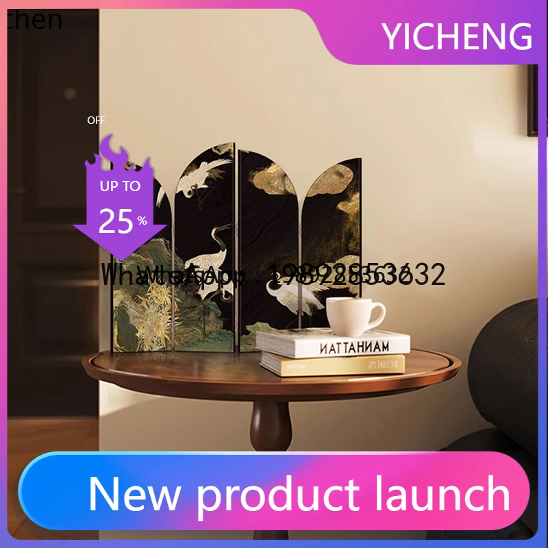 

Desktop Screen Decoration Ornament Decorative Painting Side Cabinet Decoration Small Folding Gift