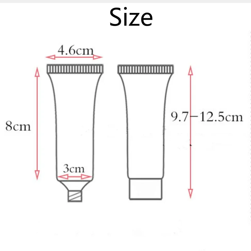 Bouteille à presser en plastique africain gold, tube souple cosmétique, crème de gratitude, contenant illable de tous les jours, 30ml, 30g