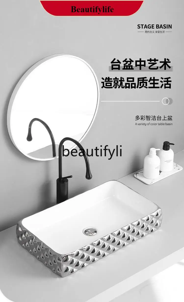 B185 نورديك الذهب والفضة مغسلة فندق KTV نادي مغسلة #1