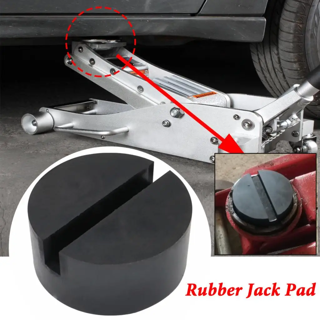 

Universal Rubber Jack Pad Support Pinch Weld Slotted Floor Frame Rail Adapter Car Removal Repair Tool For VW KIA Ford Renault