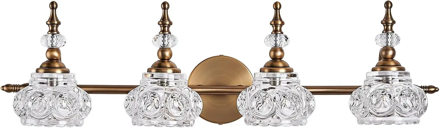 Fixtures 4 Light Vanity Lighting Fixtures Brass Bathroom Vanity Light