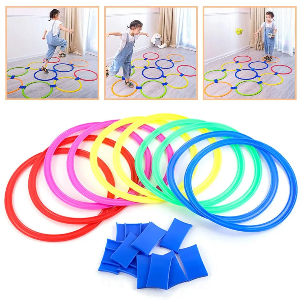 Prezenty dla dzieci Trening Sport Rozrywka Zabawa na świeżym powietrzu Sensoryczna zabawa Zabawki na świeżym powietrzu Sport dla dzieci Kręgle do skakania Koło do skakania Pierścień
