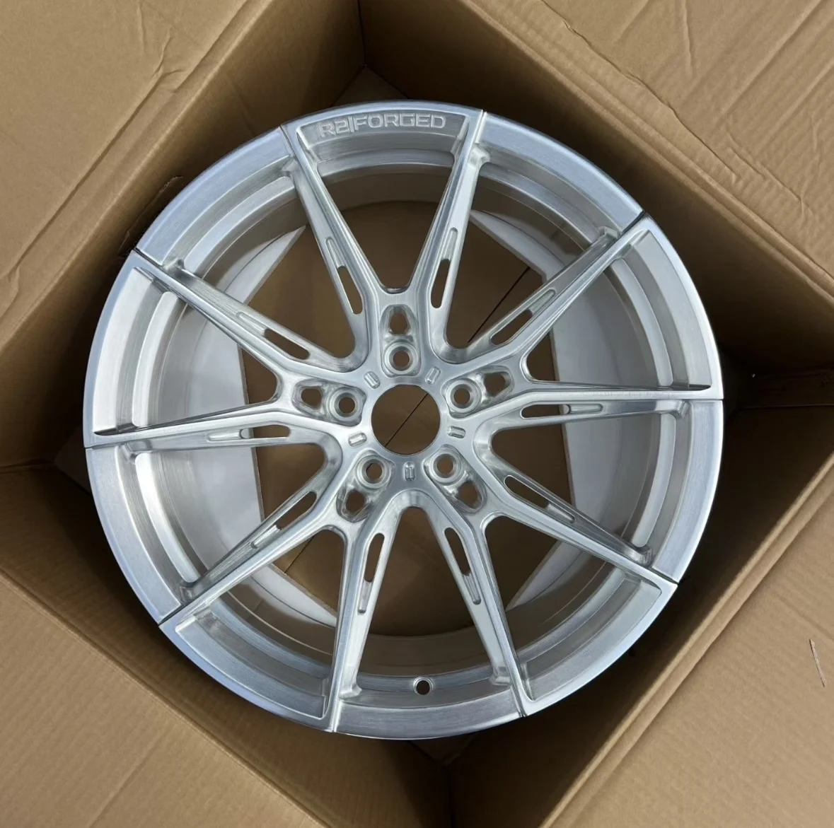 For Passenger Car Wheel Deep Concave 5x112 5x114.3 5x139.7 Brushed Silver Alloy Wheels  for JDM Style Civic Camry Skyline