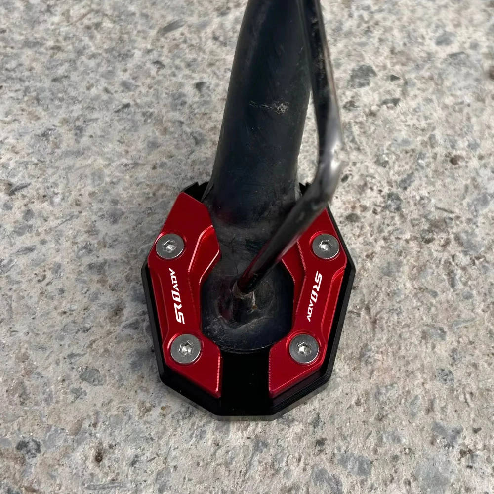 

Motorcycle For Voge SR1 ADV 125 Accessories 2023 2024 2025 2026 Kickstand Enlarger Foot Side Stand Extension Entender Plate Pad