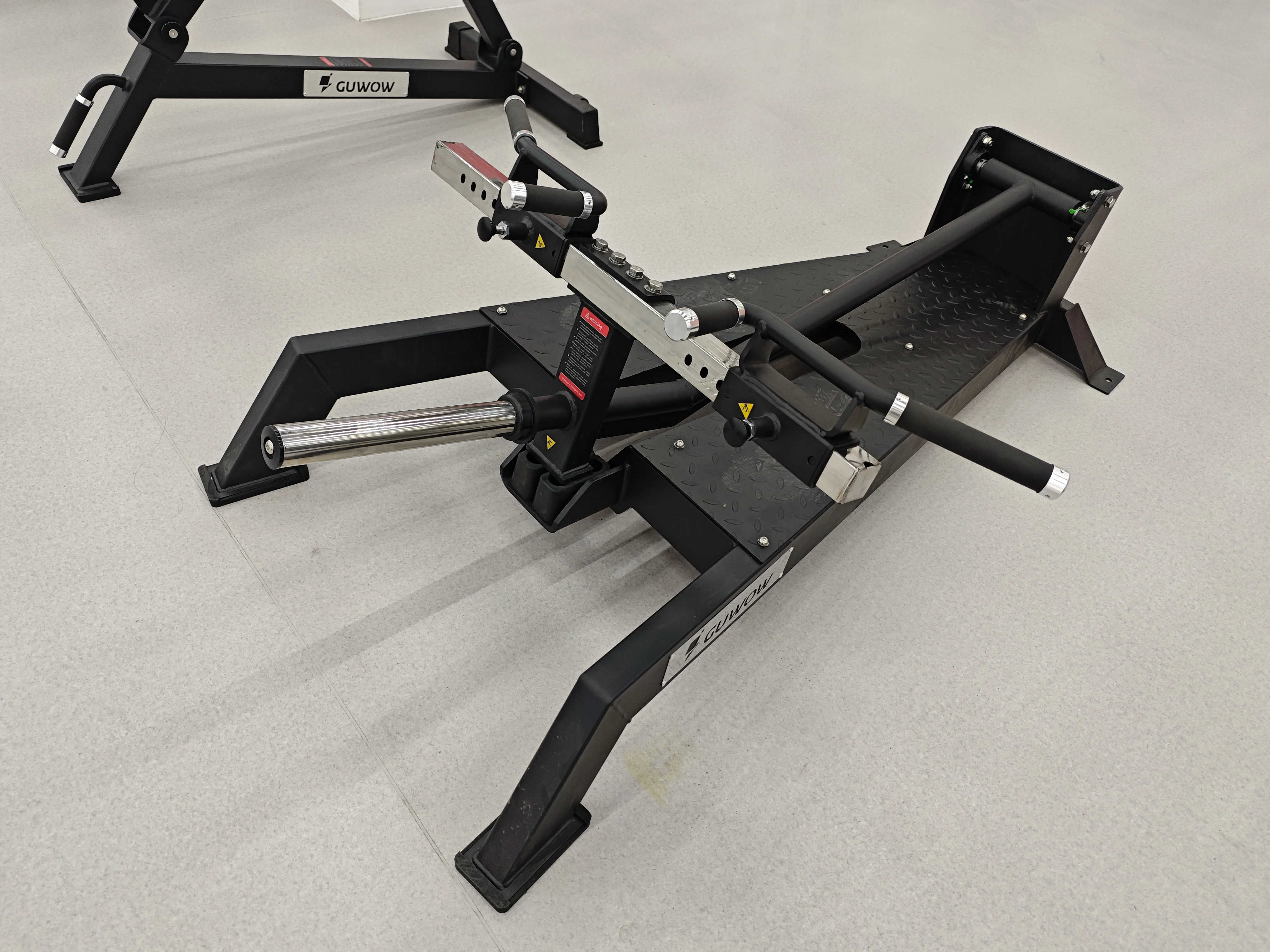 معدات فولاذية لتمارين الساق قابلة للتعديل، آلة T-Row تدوم طويلاً لآلات اختيار تحميل دبوس التمرين الخلفي #5