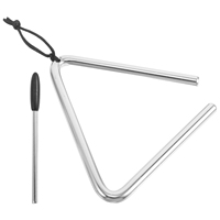 Orff Instrument Instruments for Kids Toy Music Baby Musical Cymbals Metal Plastic Hand Percussion Triangles Toddler