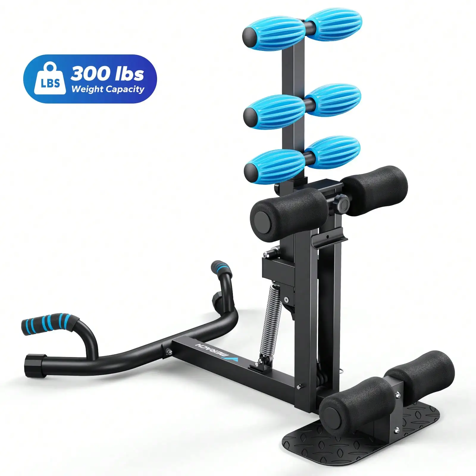 MERACH Deep Squat Machine, Adjustable Glutes Trainer Machine, Core Leg Push Up Workout Machine For Home Gym
