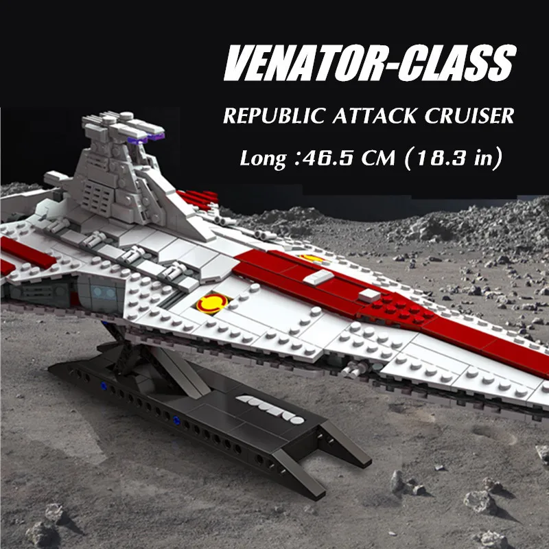 Technical Space Ship Venator Attack Cruiser Fighter Destroyer Brick Model Building Blocks Toys kid gift