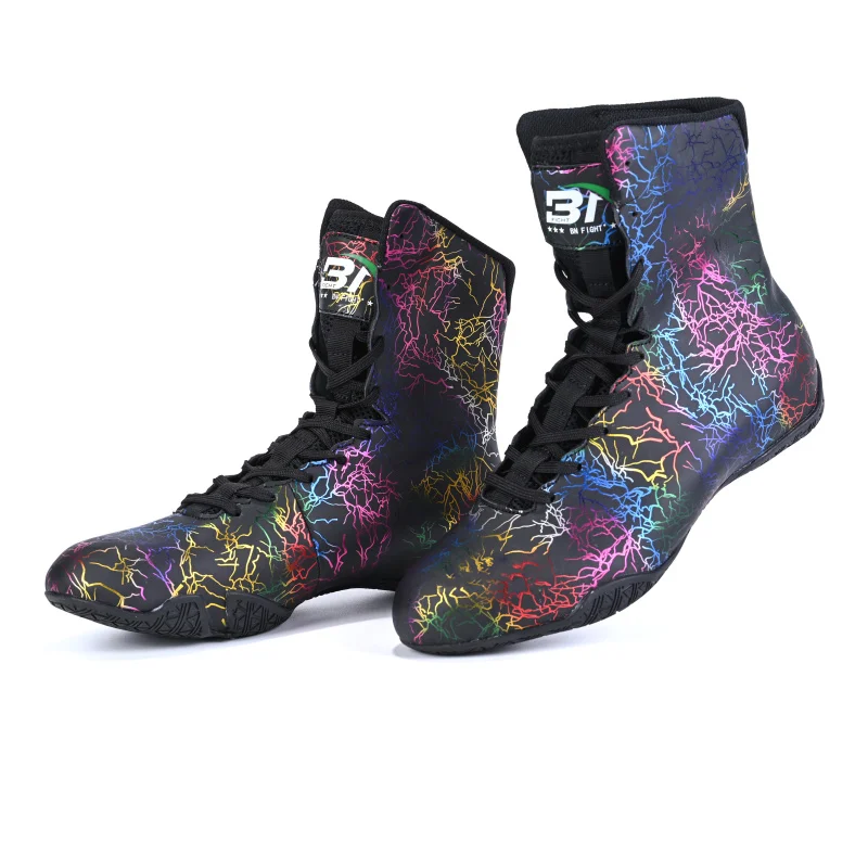 2025 Men's Sports Professional Fitness Wrestling Shoes Boxing Boots Classic Training Outdoor Sneakers Boxing Sneakers